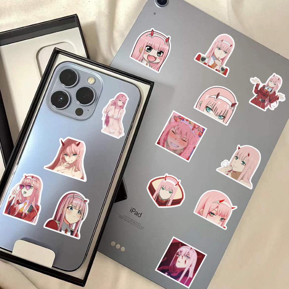 10 30 60PCS DARLING in the FRANXX Anime ZERO TWO Sticker DIY Laptop Luggage Skateboard Graffiti 5 - Darling In The FranXX Shop