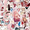 10 50 100Pcs Japan Anime Stickers Darling in the Franxx ZERO TWO Laptop Suitcase Skateboard Graffiti 1 - Darling In The FranXX Store