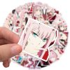 10 50 100Pcs Japan Anime Stickers Darling in the Franxx ZERO TWO Laptop Suitcase Skateboard Graffiti - Darling In The FranXX Shop