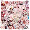10 50 100Pcs Japan Anime Stickers Darling in the Franxx ZERO TWO Laptop Suitcase Skateboard Graffiti 2 - Darling In The FranXX Store