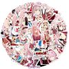 50 100pcs Anime Darling in the Fanxx Stickers Zero Two 002 Stickers For Laptop Luggage Motorcycle 1 - Darling In The FranXX Store