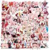 50 100pcs Anime Darling in the Fanxx Stickers Zero Two 002 Stickers For Laptop Luggage Motorcycle - Darling In The FranXX Shop