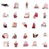 50 100pcs Anime Darling in the Fanxx Stickers Zero Two 002 Stickers For Laptop Luggage Motorcycle 4 - Darling In The FranXX Store