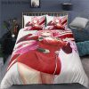 Anime DARLING in the FRANXX ZERO Bedding Set Zero Two Darling Girl Duvet Cover with Pillowcase - Darling In The FranXX Store