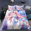 Anime DARLING in the FRANXX ZERO Bedding Set Zero Two Darling Girl Duvet Cover with Pillowcase 3 - Darling In The FranXX Store
