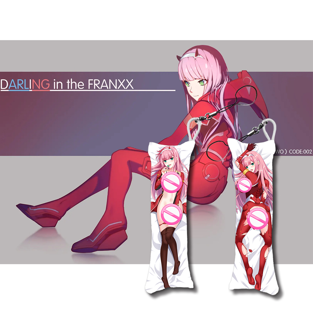 Darling In The Franxx 02 Zero Two Pendant Small Keychains Dakimakura Cartoon Japanese Anime Mini Body - Darling In The FranXX Shop