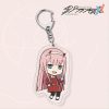 Japan Anime DARLING In The FRANXX Keychain 02 ZERO TWO Cosplay Cute Pendant Men Women Key 8 - Darling In The FranXX Shop