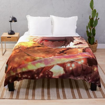 Burning Little Rookie - Hestia Family Throw Blanket Official Darling In The FranXX Merch