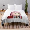 Darling In The Franxx : Zerotwo Cute Meme Throw Blanket Official Darling In The FranXX Merch