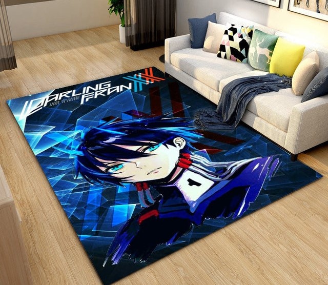 Zero Two DARLING In The FRANXX Anime Area Rug Carpet Rug for Living Room Bedroom Sofa.jpg 640x640 11 - Darling In The FranXX Shop