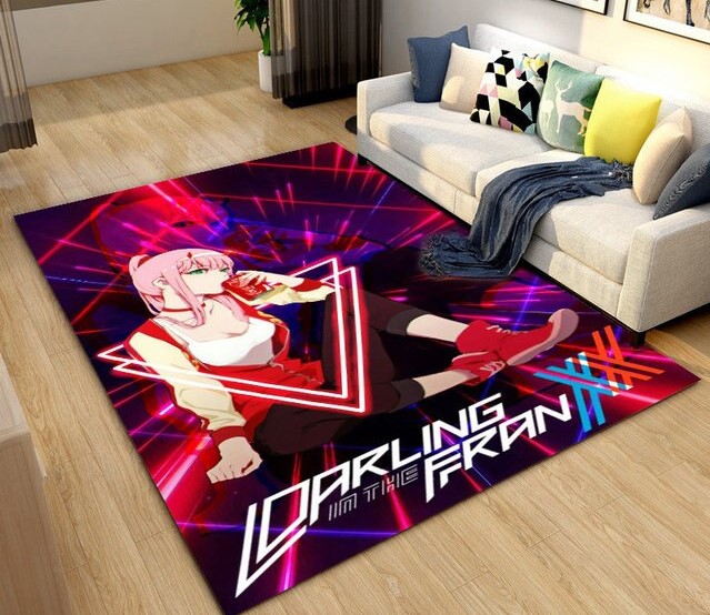 Zero Two DARLING In The FRANXX Anime Area Rug Carpet Rug for Living Room Bedroom Sofa.jpg 640x640 16 - Darling In The FranXX Shop