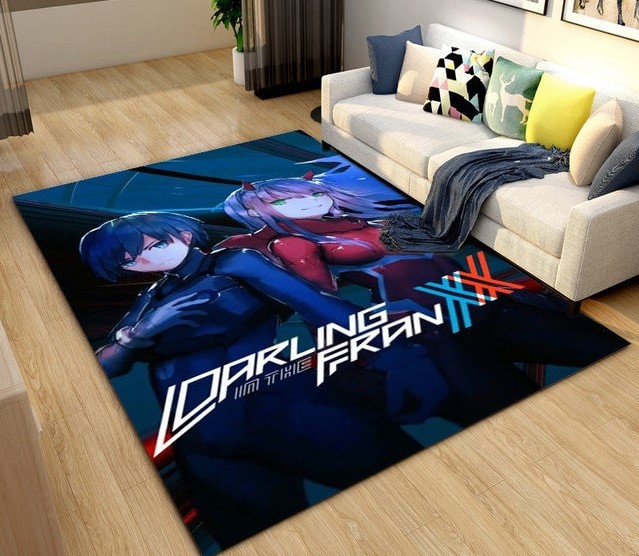 Zero Two DARLING In The FRANXX Anime Area Rug Carpet Rug for Living Room Bedroom Sofa.jpg 640x640 27 - Darling In The FranXX Shop