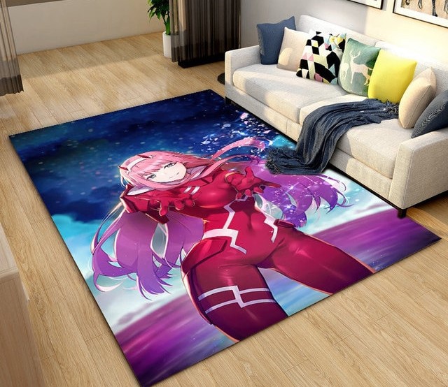 Zero Two DARLING In The FRANXX Anime Area Rug Carpet Rug for Living Room Bedroom Sofa.jpg 640x640 8 - Darling In The FranXX Shop
