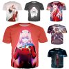 3D Print Darling In The Franxx T Shirt Men Hip Hop Fun Man s Sexy Girl - Darling In The FranXX Shop