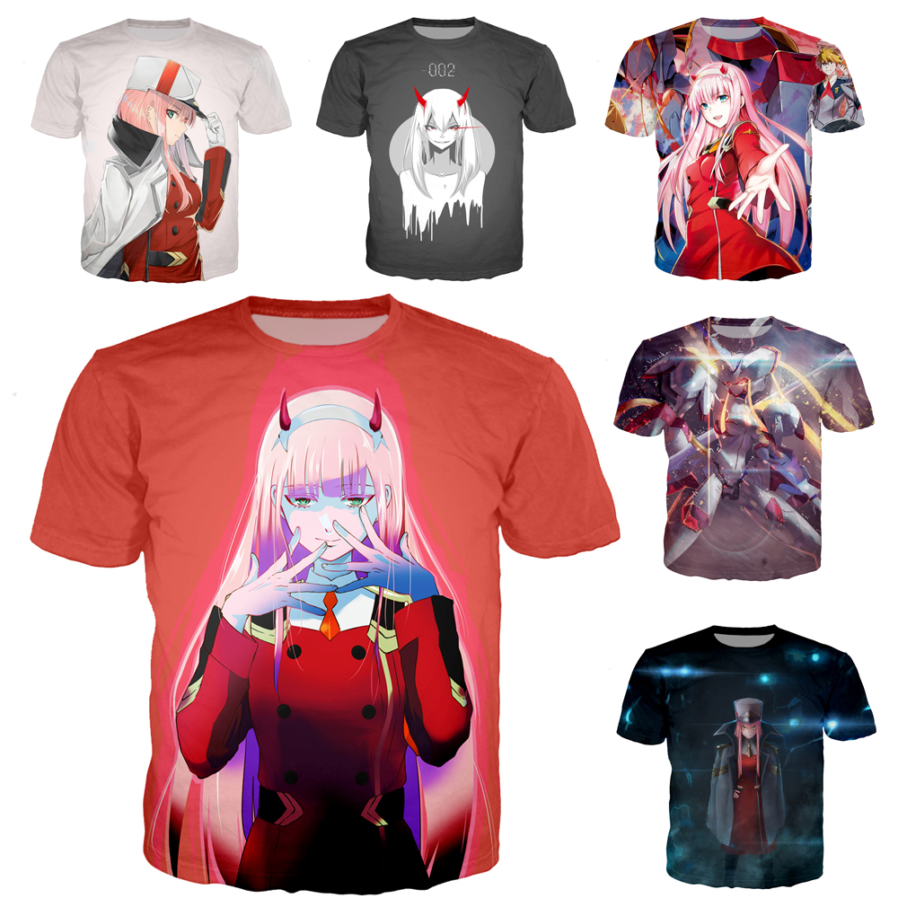 3D Print Darling In The Franxx T Shirt Men Hip Hop Fun Man s Sexy Girl - Darling In The FranXX Shop