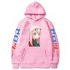 Anime Darling In The Franxx Zero Two Print Hoodie Long Sleeve Unisex Kawaii Cosplay Tops - Darling In The FranXX Shop