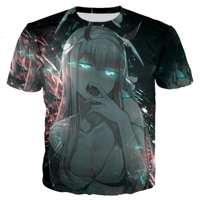 Anime Darling in the Franxx T Shirt Men women New Fashion Cool 3D Printed T shirts - Darling In The FranXX Store