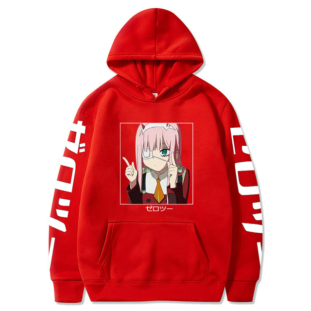 Darling in the Franxx Anime Harajuku Zero TWO Beautiful Girl Print Hoodie 2021 Popular Causal Streetwear 3.jpg 640x640 3 - Darling In The FranXX Shop