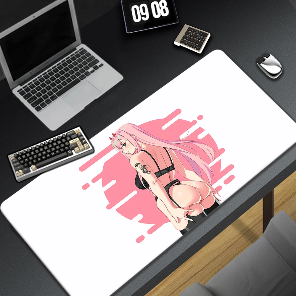 Zero Two Darling In The Franxx Game Mouse Pad Large Mouse Mat XXL Gaming Mousepad Table - Darling In The FranXX Store